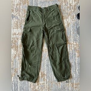 Olive Green Cargo Pants